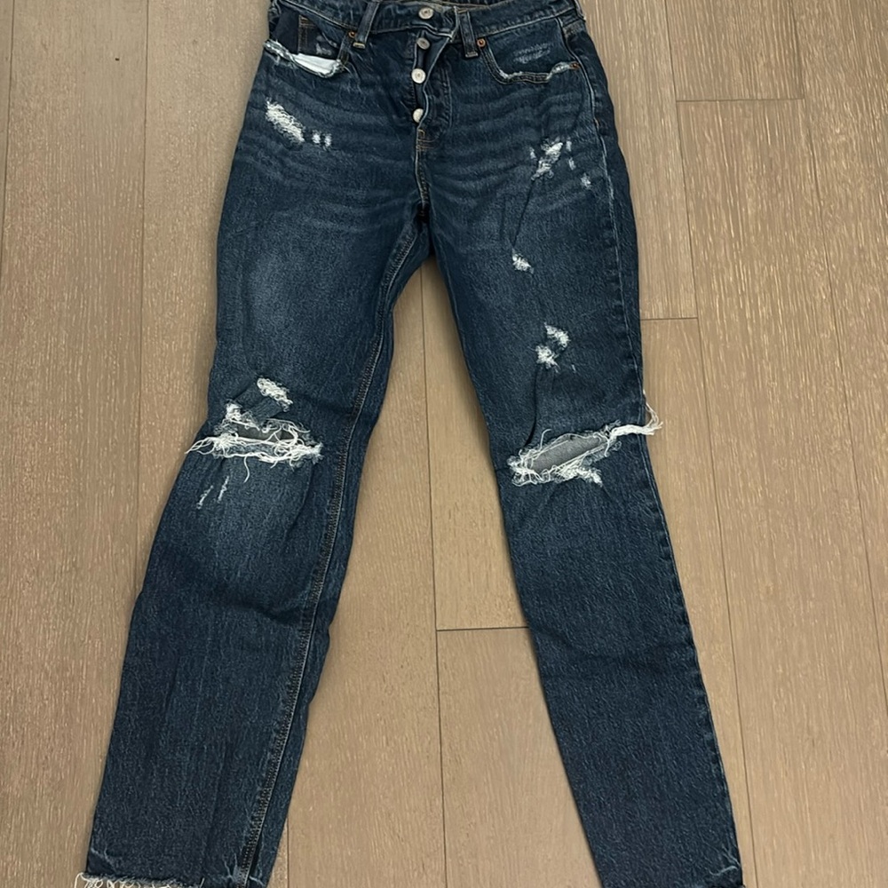 Old Navy slouchy Street high-rise secret, slim pockets, jeans